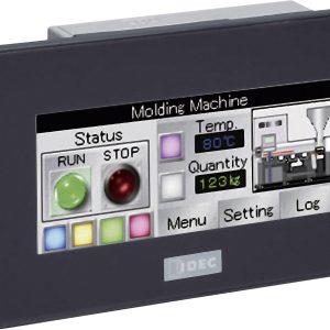 Ekran dotykowy ze zintegrowanym sterownikiem PLC Idec FT1A-C12RA-B FT1A-C12RA-B, 1 szt. Ekran dotykowy ze zintegrowanym sterownikiem PLC Idec FT1A-C12RA-B FT1A-C12RA-B, 1 szt.