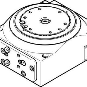 FESTO Stół obrotowy przestawny 548077 DHTG-65-4-A Materiał obudowy: kute aluminium 1 szt.