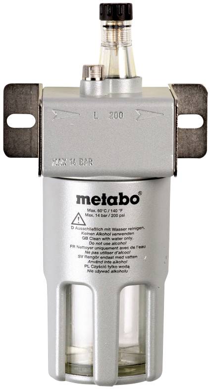 Metabo Oeler L-200 1/2″ Metabo 80901063788 N/A Ilość przepływu (maks.) 14 bar