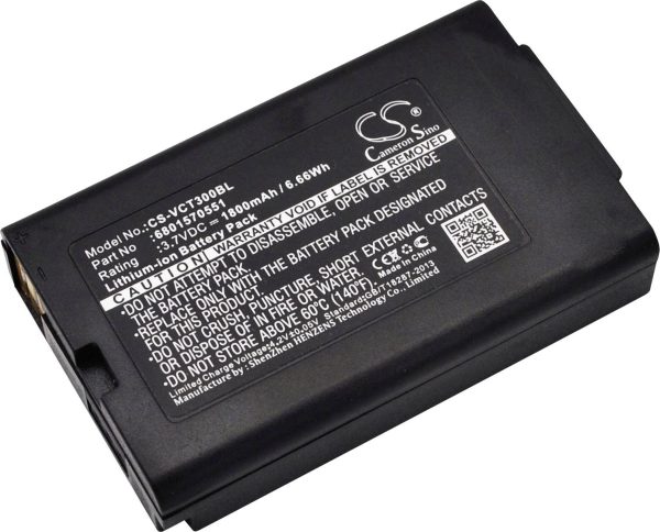 CS Cameron Sino Akumulator terminala POS Zamiennik oryginalnego akumulatora 6801570551, B30 Vectron 3.7 V 1800 mAh