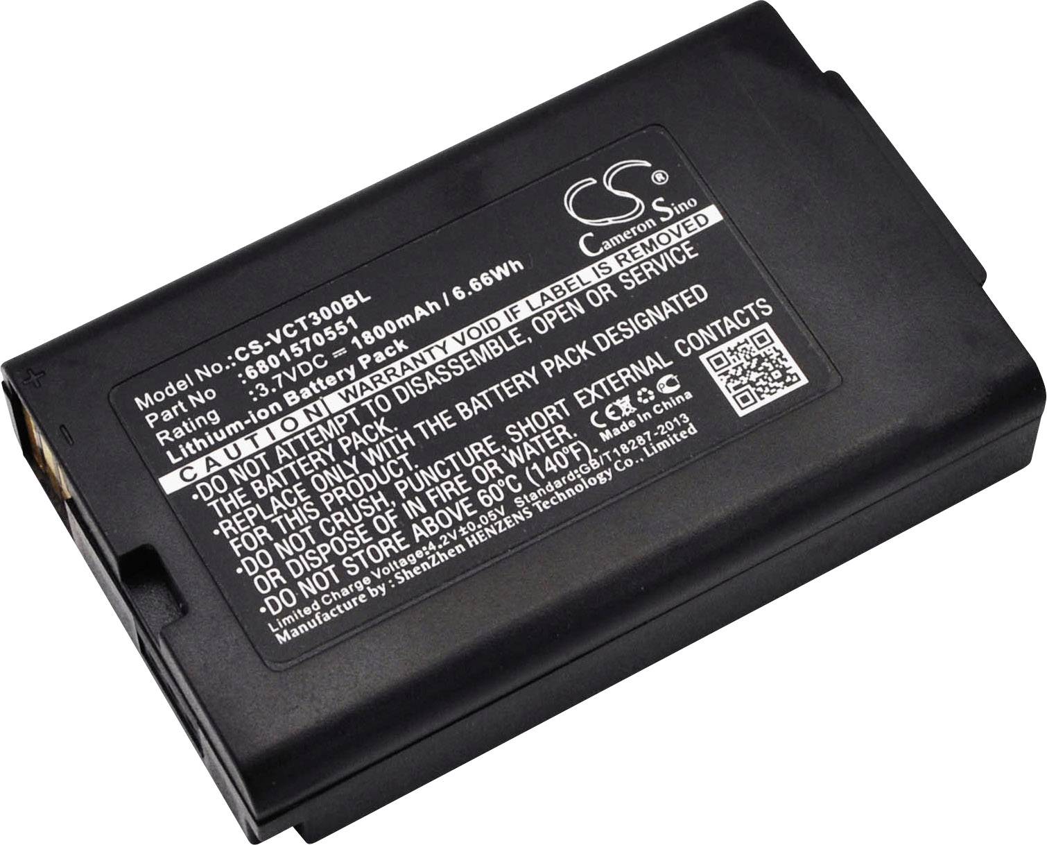 CS Cameron Sino Akumulator terminala POS Zamiennik oryginalnego akumulatora 6801570551, B30 Vectron 3.7 V 1800 mAh - obrazek 1