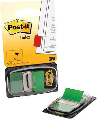 Post-it Dozownik znaczników stron Index 680-3 Kolor taśmy samoprzylepnej: zielony 7000029856 - obrazek 1
