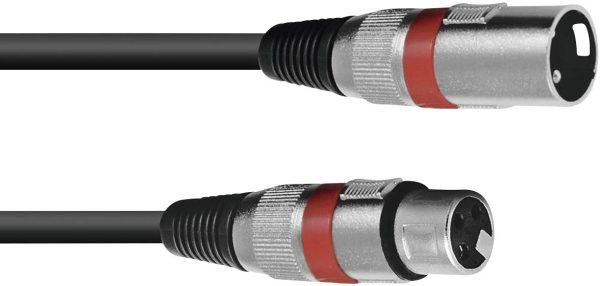 kabel XLR Omnitronic 3022050R 3022050R, 5.00 m, 1 szt.