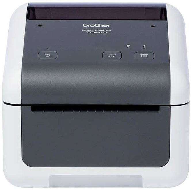 Brother TD-4210 D Urządzenie do etykietowania bezpośrednie ogrzewanie termiczne 203 x 203 dpi antracytowy, biały USB, RS - obrazek 1