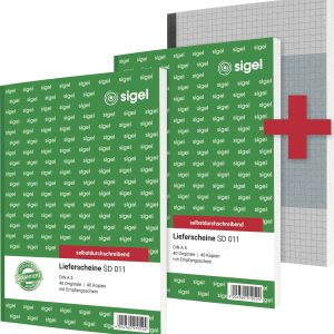 Formularz noty doręczeniowej Sigel SET (2x SD011) T1229, 1 zest. Formularz noty doręczeniowej Sigel SET (2x SD011) T1229, 1 zest.