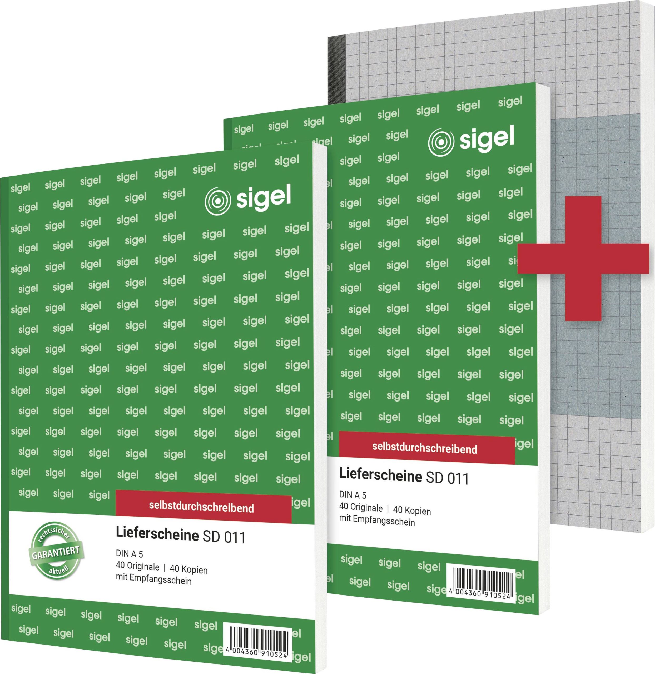 Formularz noty doręczeniowej Sigel SET (2x SD011) T1229, 1 zest. - obrazek 1