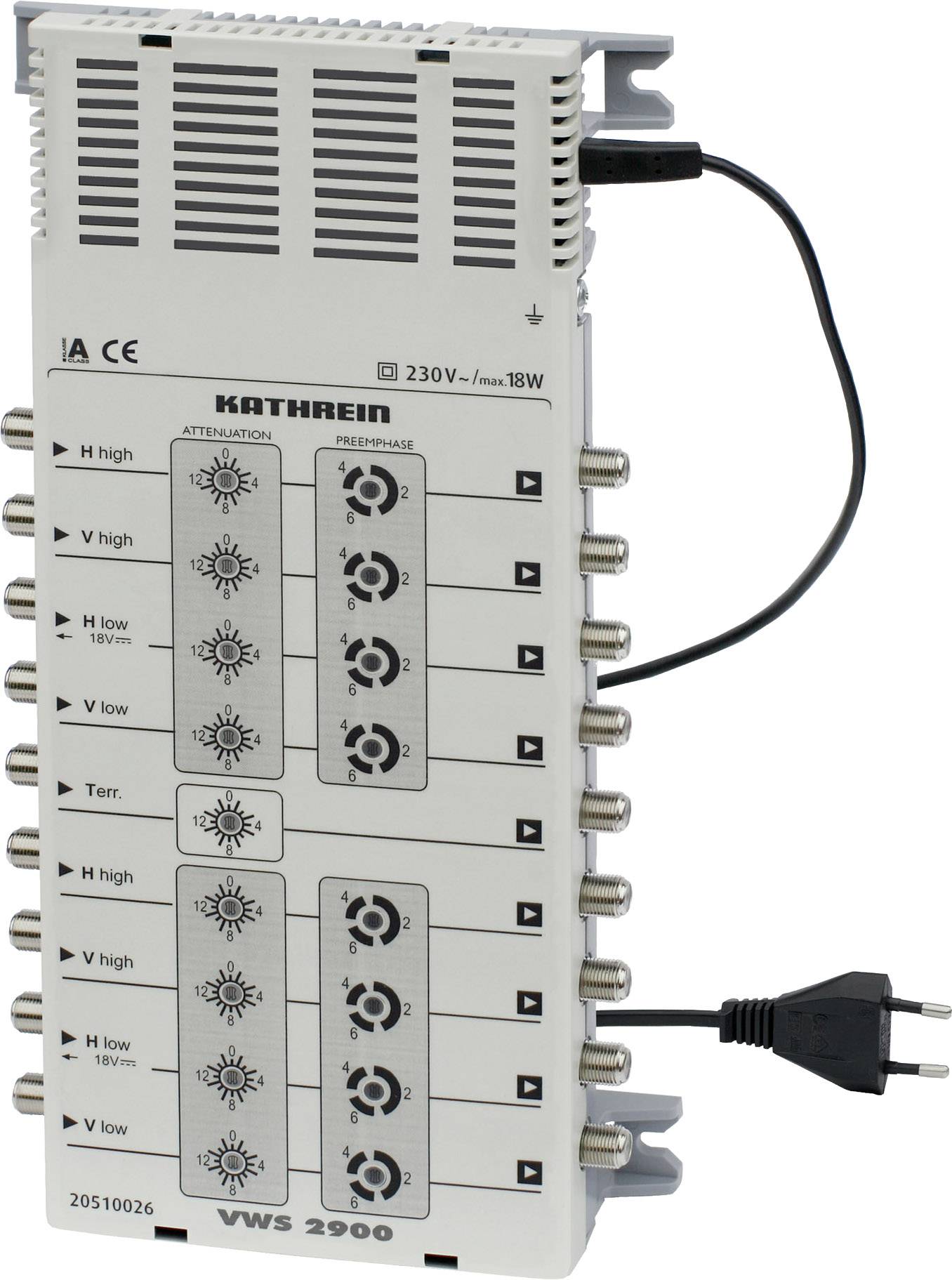 Kathrein VWS 2900 Wzmacniacz SAT 8-krotny 24 dB - obrazek 1
