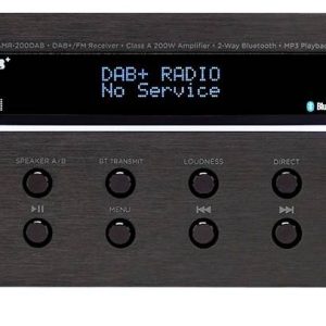 AiwaAMR-200DABOdbiornik AV2x100 WczarnyBluetooth®, DAB+, z głośnikiem, Obwód Głośników A / B, USB AiwaAMR-200DABOdbiornik AV2x100 WczarnyBluetooth®, DAB+, z głośnikiem, Obwód Głośników A / B, USB