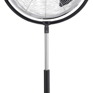 Sygonix FES-45A Wentylator stojący 140 W (S x W) 54 cm x 130 cm czarny, srebrny regulowana wysokość, zabezpieczenie prze Sygonix FES-45A Wentylator stojący 140 W (S x W) 54 cm x 130 cm czarny, srebrny regulowana wysokość, zabezpieczenie prze