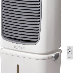Schładzacz powietrza Sygonix SY-6906674, 80 W, (D x S x W) 400 x 300 x 850 mm, Głośność pracy 56.9 dBA, biały Schładzacz powietrza Sygonix SY-6906674, 80 W, (D x S x W) 400 x 300 x 850 mm, Głośność pracy 56.9 dBA, biały