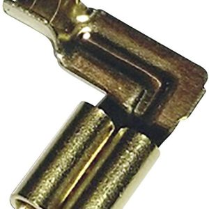 Konektor żeński kątowy, nieizolowany, mosiądz, 2.8×0.5 mm, 0.5-1.0 mm2 Konektor żeński kątowy, nieizolowany, mosiądz, 2.8×0.5 mm, 0.5-1.0 mm2