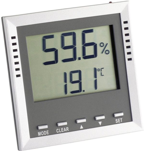 TFA Dostmann Klima Guard Termohigrometr srebrny 30.5010