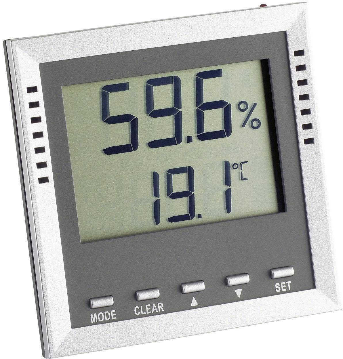 TFA Dostmann Klima Guard Termohigrometr srebrny 30.5010 - obrazek 1