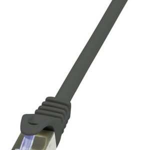 kabel LAN LogiLink CQ3023S, 1 szt., RJ45, CAT 6a, S/FTP, 0.50 m, czarny