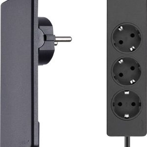EVOline 151000156100 Listwa zasilająca 3 x czarny złącze bezpieczne 1 szt. EVOline 151000156100 Listwa zasilająca 3 x czarny złącze bezpieczne 1 szt.