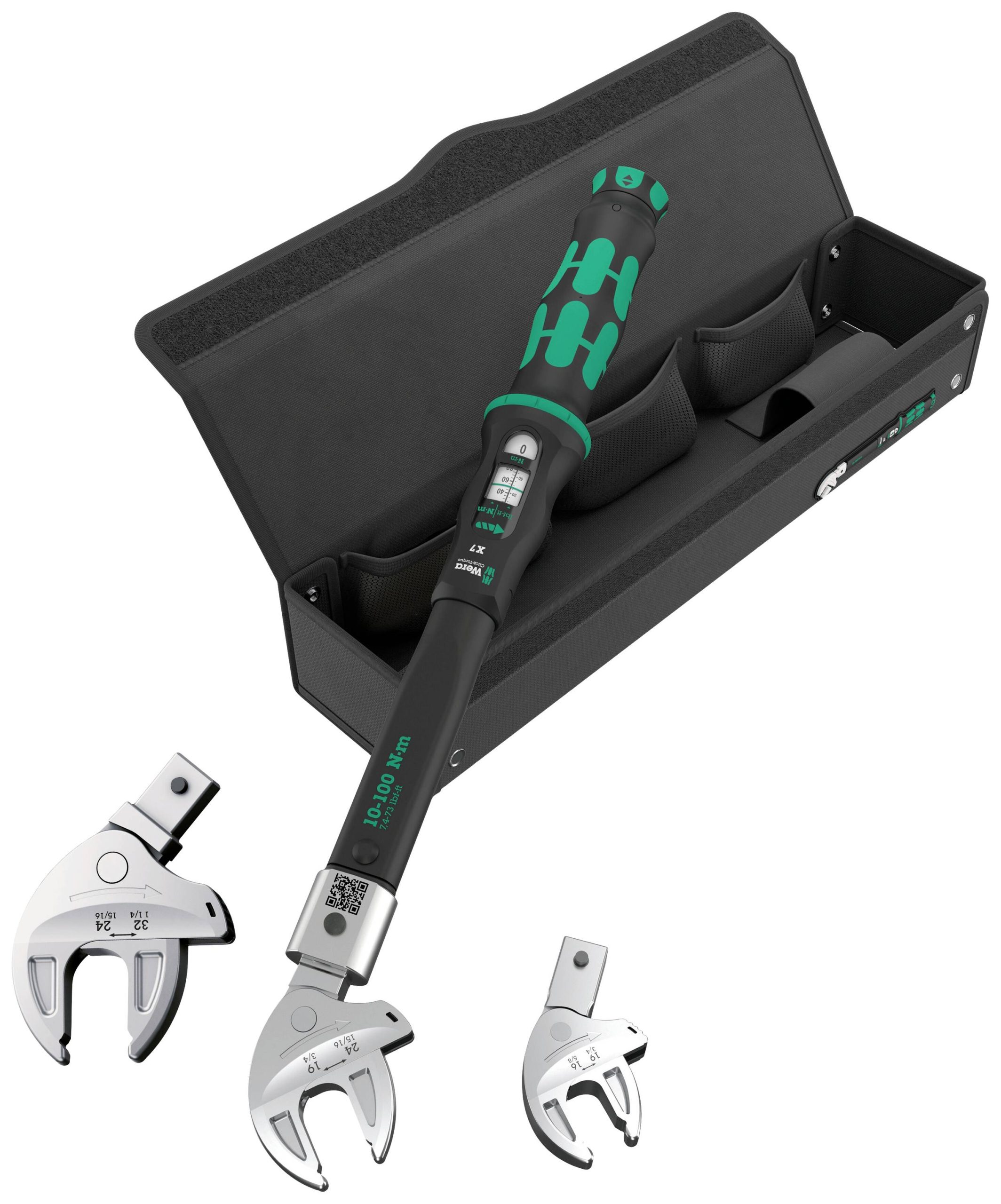 Wera Click-Torque 05136076001 Klucz dynamometryczny zestaw nasadowy kwadrat 14 x 18 mm 10 - 100 Nm - obrazek 1