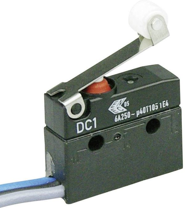 Mikroprzełącznik DC1C-C3RB 250 V/AC 6 A 1 x wł/(wł) ZF IP67 chwilowy 1 szt.