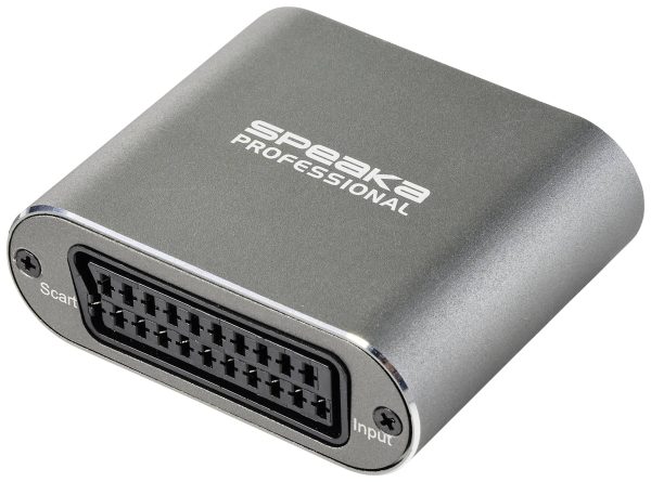 konwerter SCART, HDMI SpeaKa Professional SP-10461516, [1x złącze żeńskie SCART – 1x złącze żeńskie HDMI]