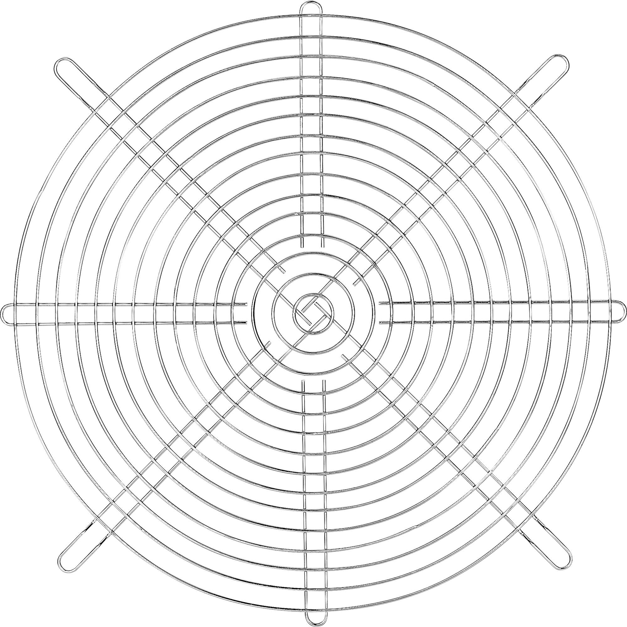 TRU COMPONENTS TC-MG280 metalowa kratka wentylatora TRU COMPONENTS TC-MG280, TC-13375944, (S x W) 280 mm x 280 mm - obrazek 1