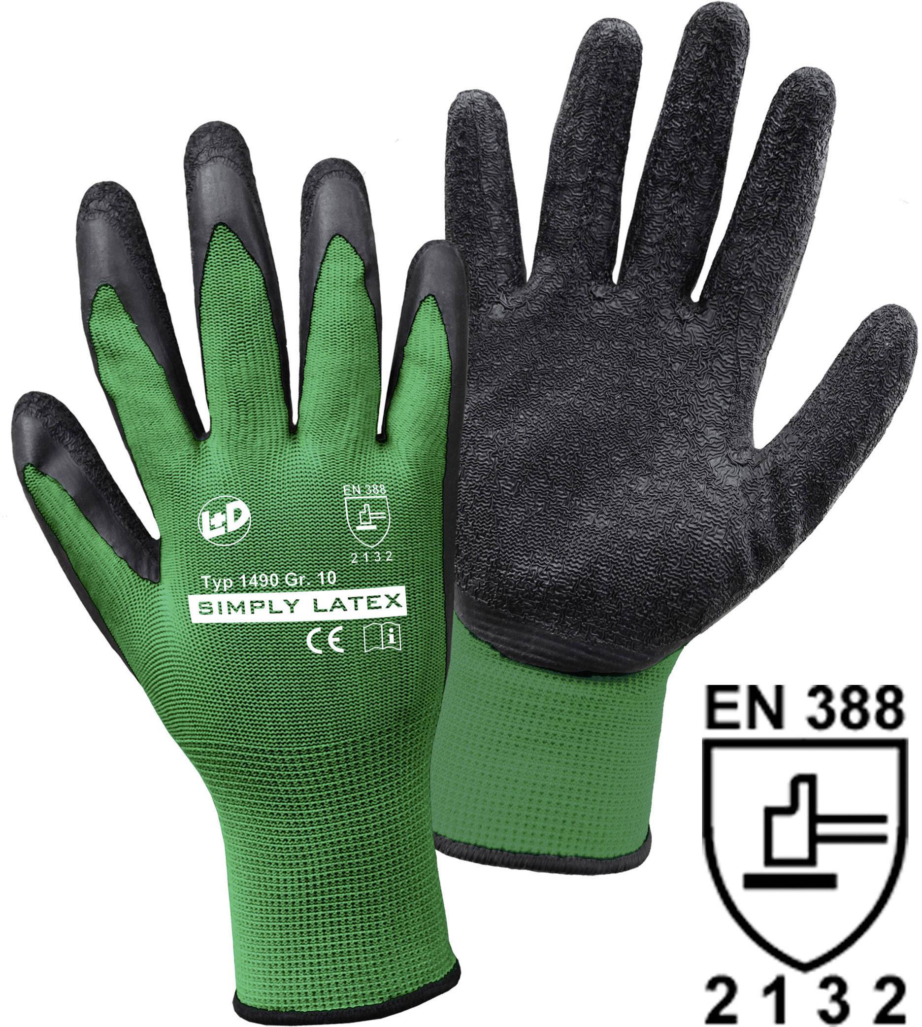 Leipold Doehle 1490-7 SIMPLY Latex Lateks Rękawice robocze Rozmiar rękawic: 7 EN 388, EN 13997:1999 ISO 13997:1999 CAT I - obrazek 1