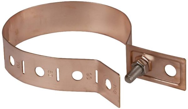 DEHN 423017 RRS V 60.100 B10.5 CU Zacisk rury deszczowej 1 szt.
