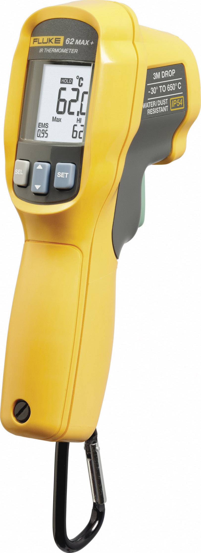 Pirometr Fluke 62 MAX+ Optyka 12:1 -30 - +650 °C - obrazek 1