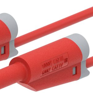 Electro PJP 2714-IEC-CD1-50R Przewód pomiarowy 50 cm czerwony 1 szt. Electro PJP 2714-IEC-CD1-50R Przewód pomiarowy 50 cm czerwony 1 szt.