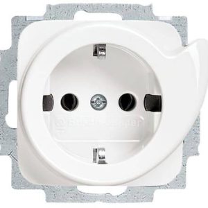 Busch-Jaeger Płytka przycisku Gniazdo z uziemieniem czysty biały (ral 9010), biały 2CKA002011A2605 1 szt. Busch-Jaeger Płytka przycisku Gniazdo z uziemieniem czysty biały (ral 9010), biały 2CKA002011A2605 1 szt.