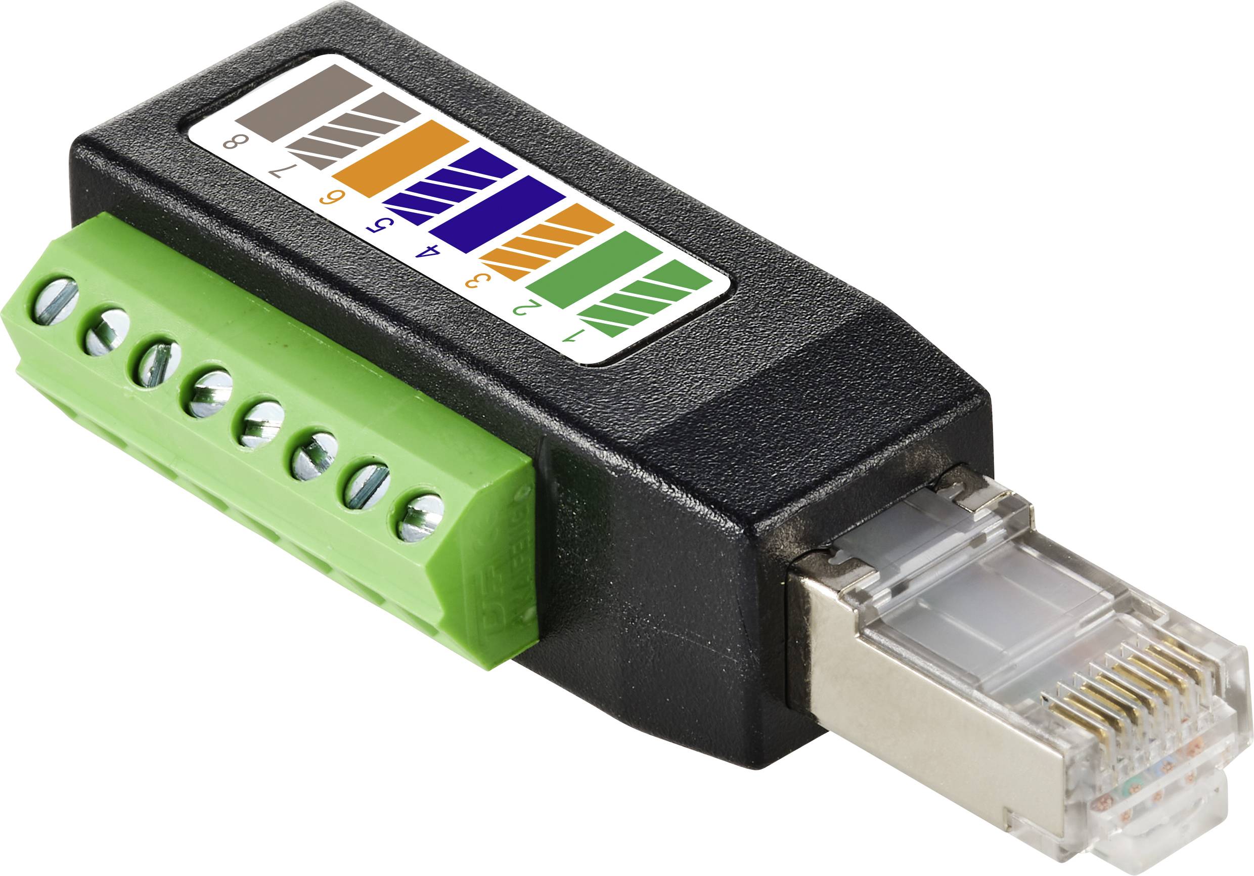 Łącznik TRU COMPONENTS TC-11503196 RJ-45 - obrazek 1