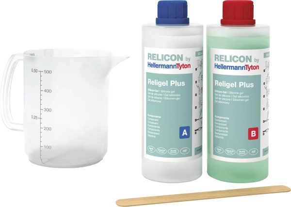 Żel dwukomponentowy HellermannTyton Religel Plus 500ml-SIG-GN 435-00756, 1 szt.