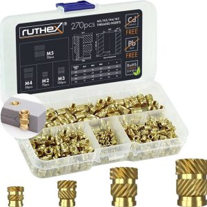 ruthex wkładka gwintowana M2 + M3 + M4 + M5 GE-KASTEN-001 ruthex wkładka gwintowana M2 + M3 + M4 + M5 GE-KASTEN-001