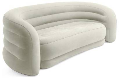 Intex 66571NP Sofa (D x S x W) 109 x 229 x 81 cm beżowy, oliwkowy - obrazek 1