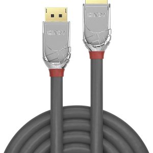 LINDY DisplayPort kabel Złącze DisplayPort, Złącze DisplayPort 2.00 m srebrny 36302 Kabel DisplayPort