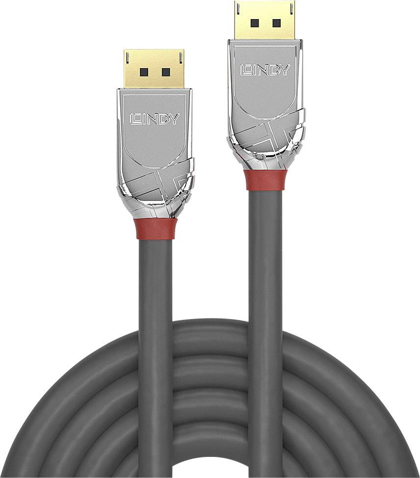 LINDY DisplayPort kabel Złącze DisplayPort, Złącze DisplayPort 2.00 m srebrny 36302 Kabel DisplayPort - obrazek 1