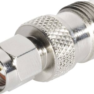 Adapter SMA TRU COMPONENTS 1579291 złącze męskie SMA – złącze żeńskie TNC 1 szt. Adapter SMA TRU COMPONENTS 1579291 złącze męskie SMA – złącze żeńskie TNC 1 szt.