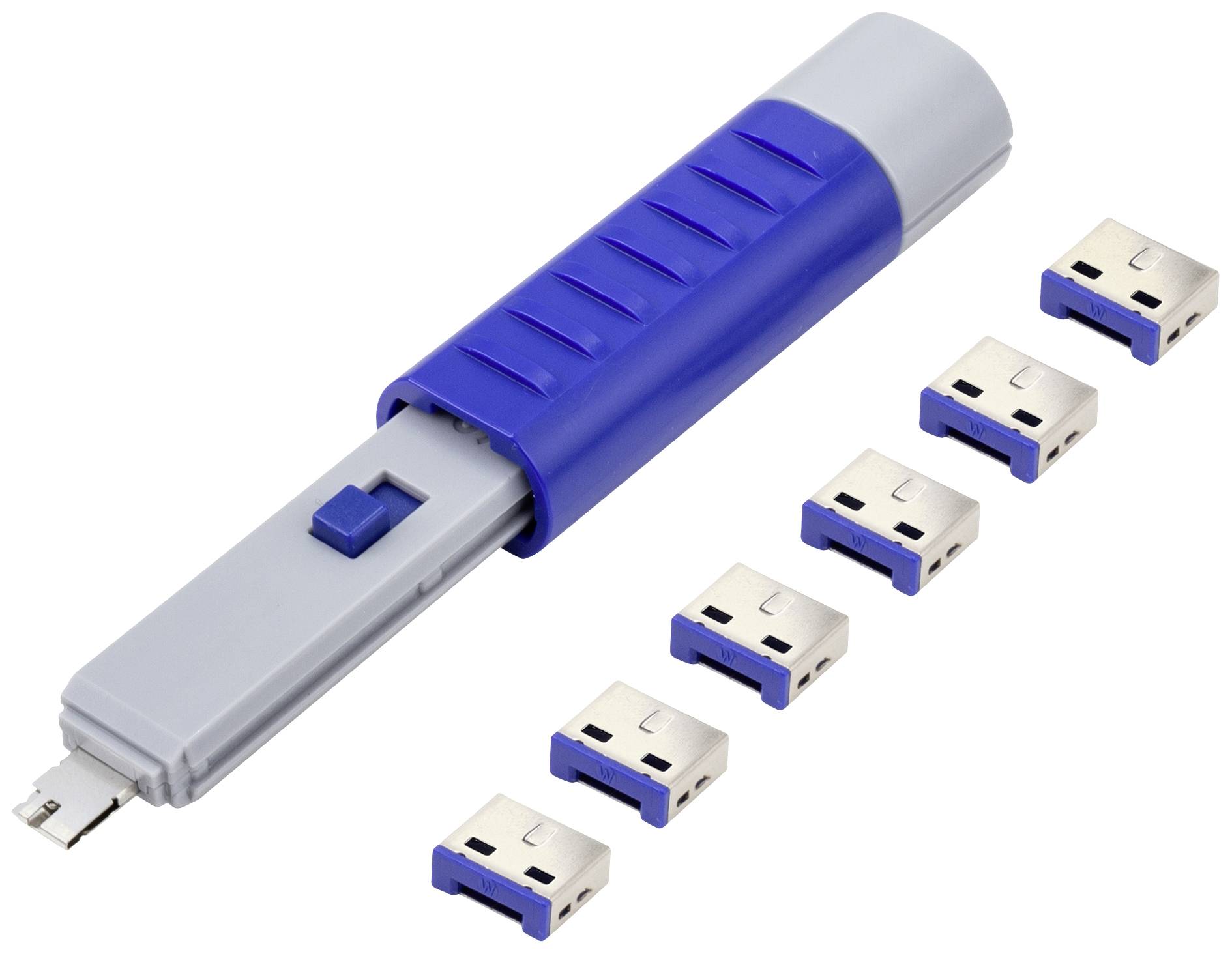 Blokada portu USB Renkforce (6 sztuk) z kluczem Renkforce RF-4714586 - obrazek 1