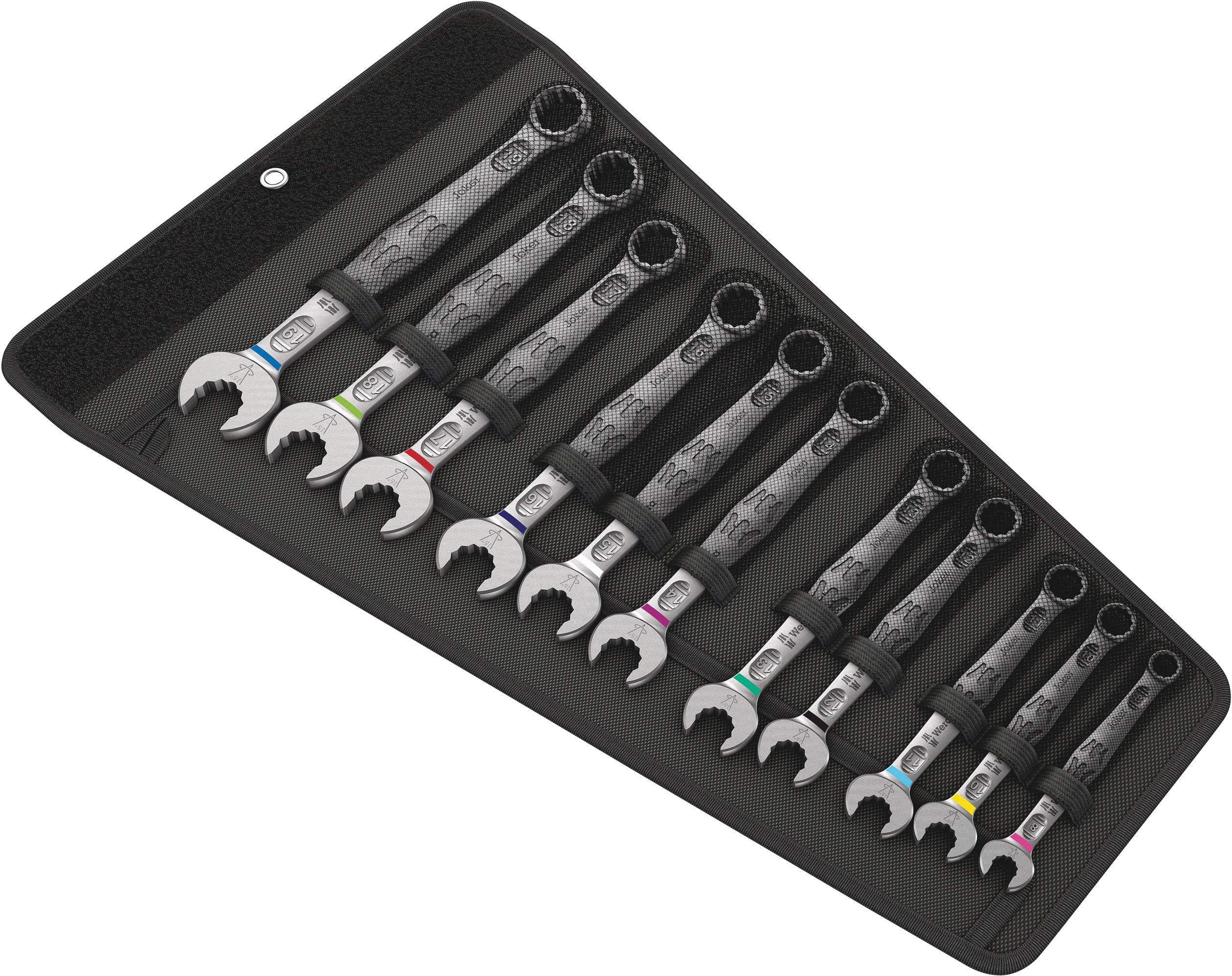 Wera 05020231001 6003 Joker 11 Set 1 Zestaw kluczy płasko oczkowych 11 szt. Rozmiar klucza (metryczny) (tylko do tytułu) - obrazek 1