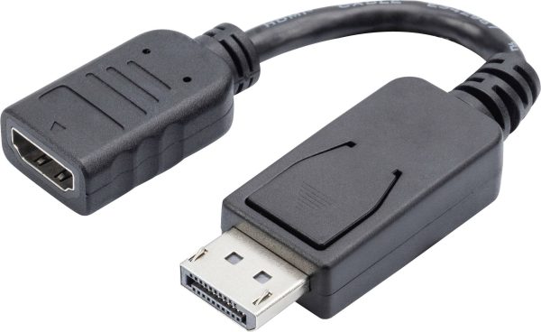 adapter DisplayPort, HDMI Digitus AK-340400-001-S AK-340400-001-S, 15.00 cm