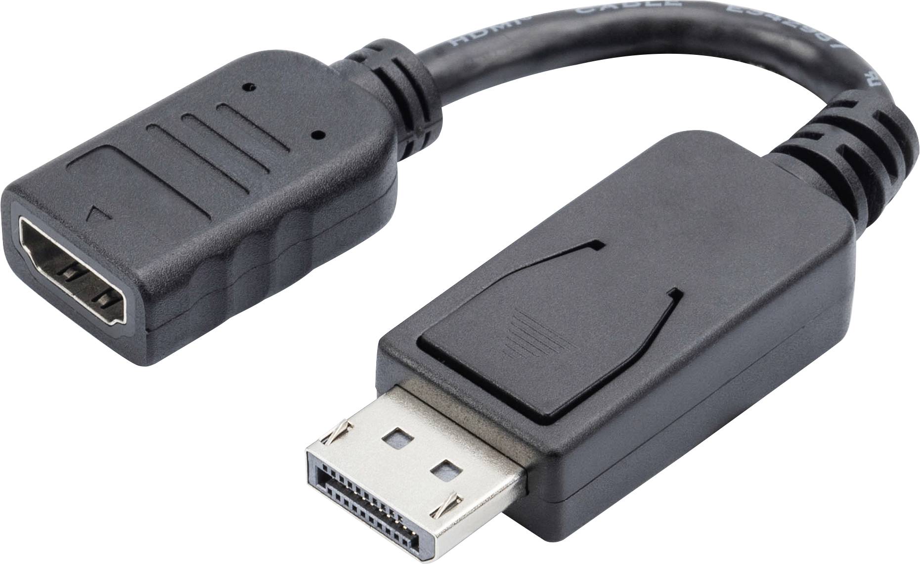 adapter DisplayPort, HDMI Digitus AK-340400-001-S AK-340400-001-S, 15.00 cm - obrazek 1