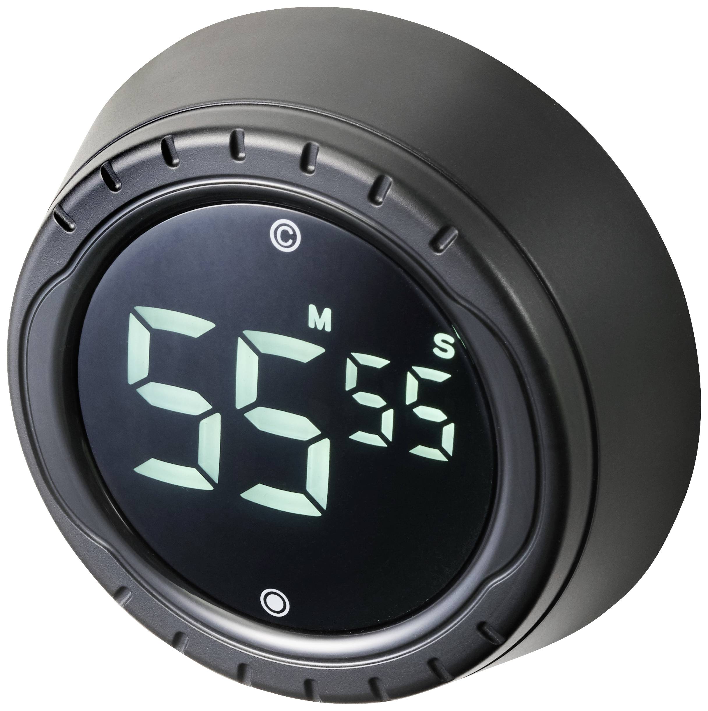 Timer Sygonix cyfrowy czarny - obrazek 1