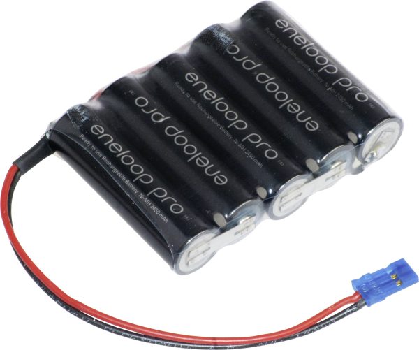 Pakiet akumulatorów Panasonic eneloop Pro F1x5 Graupner, AA, 2450 mAh, NiMH