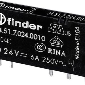 Finder 34.51.7.060.5010 Wąski przekaźnik EMR Finder 34.51.7.060.5010 Wąski przekaźnik EMR