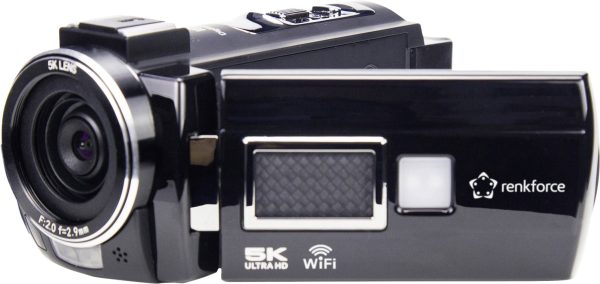 Renkforce RF-DV-200 Kamera 5K 7.6 cm 3 cal 8 MPx czarny