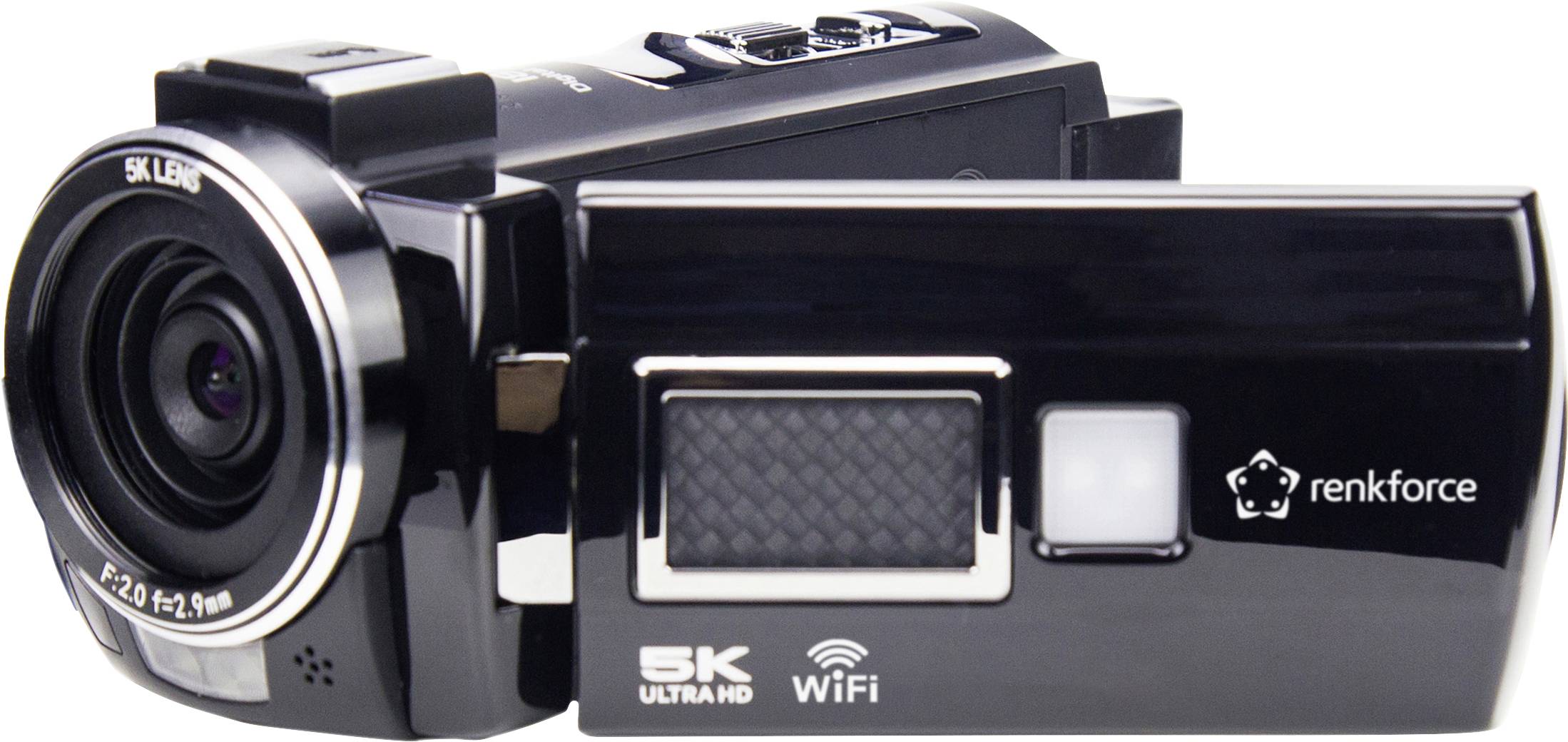 Renkforce RF-DV-200 Kamera 5K 7.6 cm 3 cal 8 MPx czarny - obrazek 1