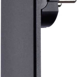Wtyczka płaska EVOline Plug 1510.0000.0100, IP20, (S x W) 48 mm x 115 mm (bez wtyku), czarny Wtyczka płaska EVOline Plug 1510.0000.0100, IP20, (S x W) 48 mm x 115 mm (bez wtyku), czarny