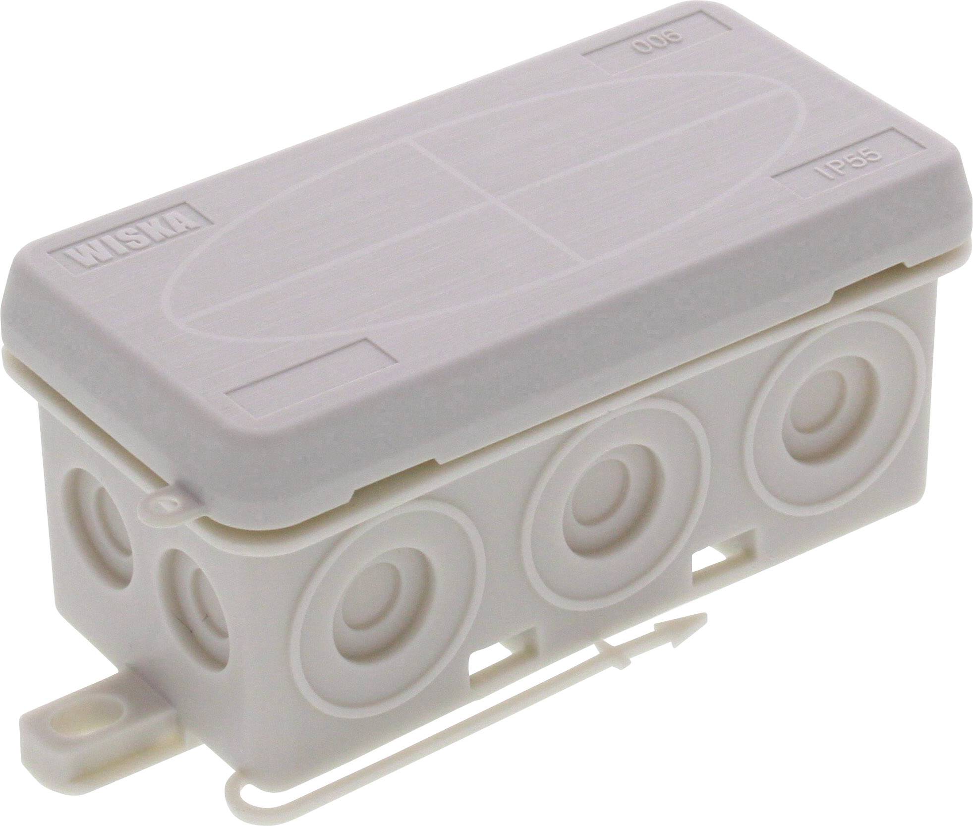 Wiska 10109577 Skrzynka przyłączeniowa (D x S x W) 86 x 44 x 41 mm szaro-biały (ral 7035) IP55 1 szt. - obrazek 1