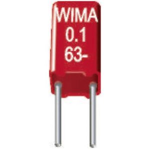 Kondensator foliowy MKS 0.47 µF Wima MKS0C034700E00KSSD-1 63 V/DC 10 % Wymiary siatki 2.5 mm (D x S x W) 4.6 x 4.6 x 9 m Kondensator foliowy MKS 0.47 µF Wima MKS0C034700E00KSSD-1 63 V/DC 10 % Wymiary siatki 2.5 mm (D x S x W) 4.6 x 4.6 x 9 m