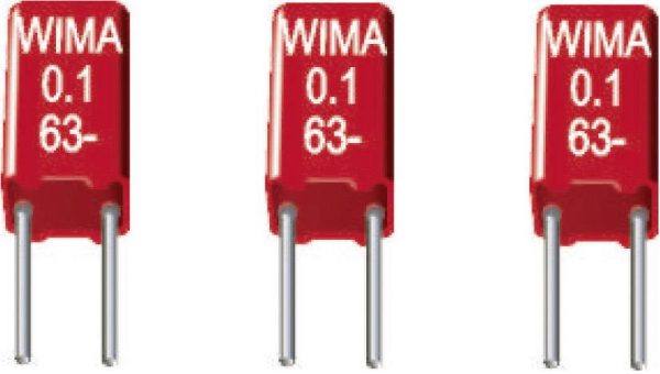 Kondensator foliowy MKS 0.47 µF Wima MKS0C034700E00KSSD-1 63 V/DC 10 % Wymiary siatki 2.5 mm (D x S x W) 4.6 x 4.6 x 9 m