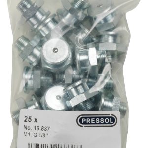 Pressol Smarowniczka płaska M1-KØ 16, G 1/8”-VZ 25 szt. Pressol Smarowniczka płaska M1-KØ 16, G 1/8”-VZ 25 szt.