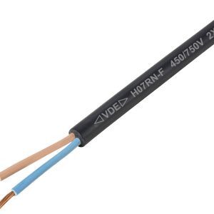 Przewód z gumowym płaszczem TRU COMPONENTS TC-11594932, 2 x 6 mm², Linka, Produkty w metrach bieżących, czarny Przewód z gumowym płaszczem TRU COMPONENTS TC-11594932, 2 x 6 mm², Linka, Produkty w metrach bieżących, czarny